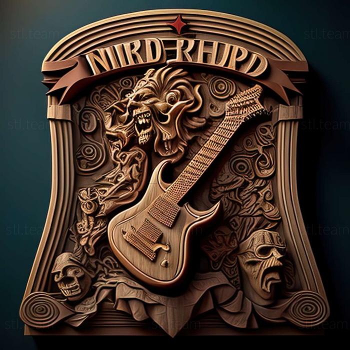 3D модель Игра Мировое турне героя гитары (STL)